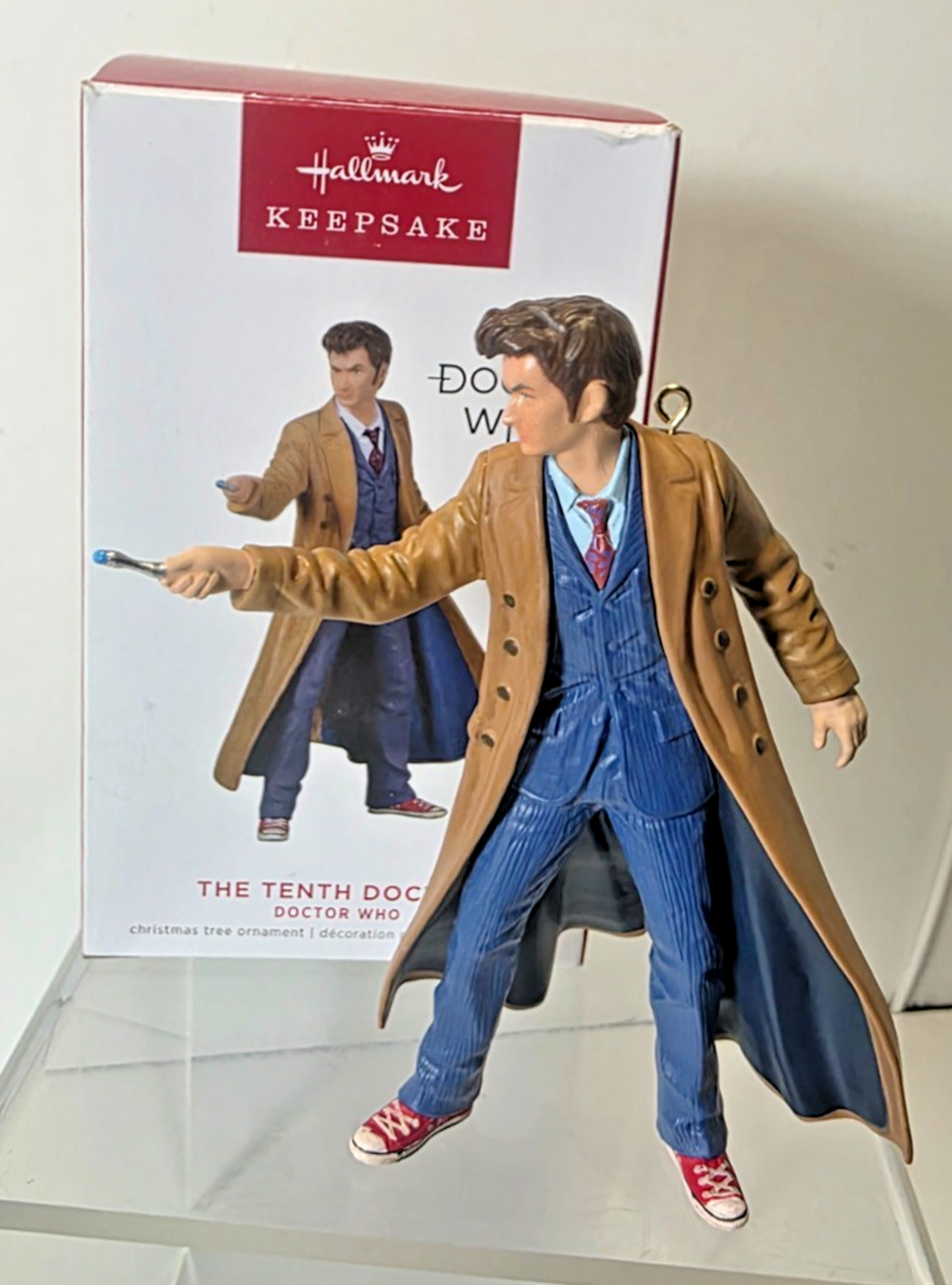 2022 Doctor Dr Who The Tenth Doctor Hallmark Keepsake Ornament David Tennant BBC